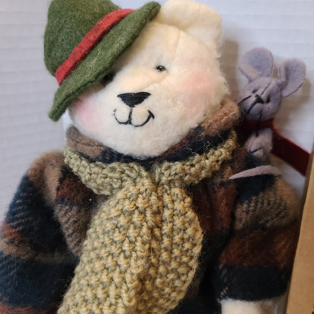 Rare Vintage Lil Friends Teddy Bear Timmy doll with box Collectible 9" - Picture 2 of 9